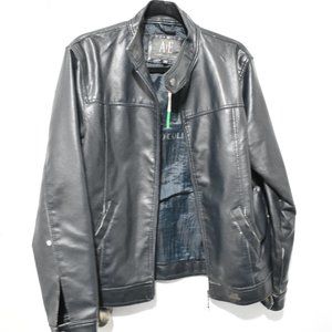 Armani Emporior Faux Leather Jacker